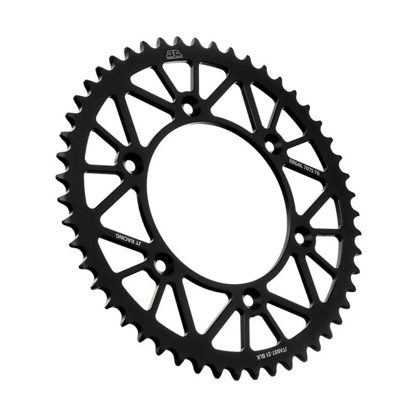Jt Rear Racelite Sprocket Alum 51T-520 Blk Hus/Husq/Ktm Jta897.51Blk