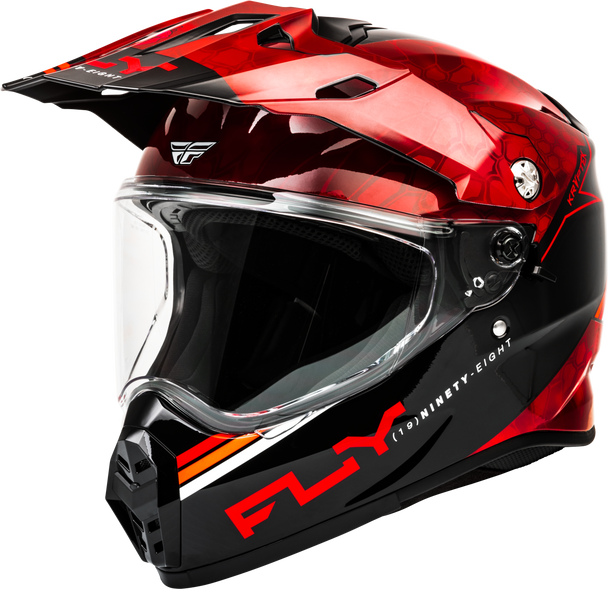 Fly Racing Trekker Kryptek Conceal Helmet Red/Black Md 184-F40049K1