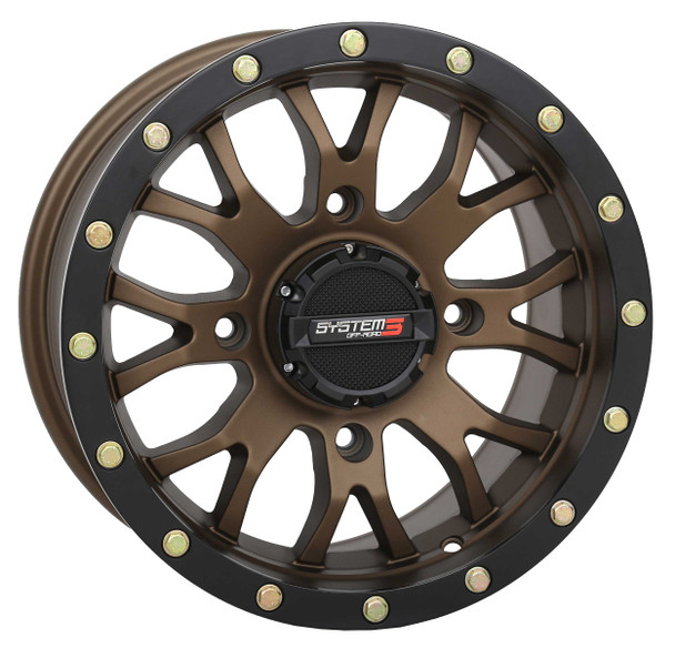 System 3 St3 Wheel 18X7 4+3 (+10Mm) 4/156 Matte Bronze/Black 18S3-1256