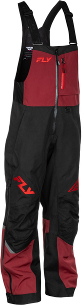 Fly Racing Women'S Carbon Bibs Merlot/Red Md 470-5214M