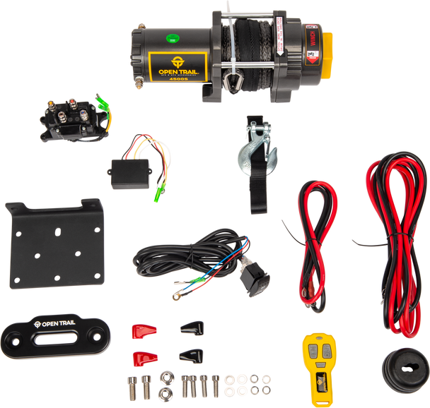 Open Trail 4500Lb Winch Synthetic Rope 460-0132