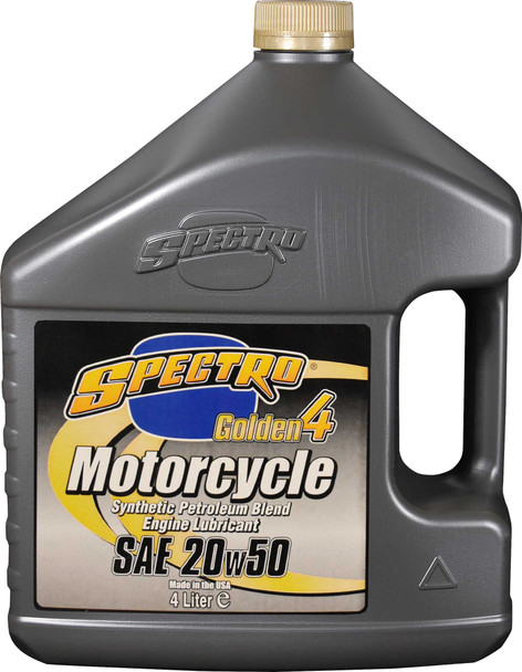 Spectro Golden M/C Semi- Syn Oil 4T 20W50 4L 310351