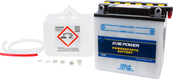 Fire Power Battery W/Acid Cb9L-B 12V Heavy Duty Cb9L-B