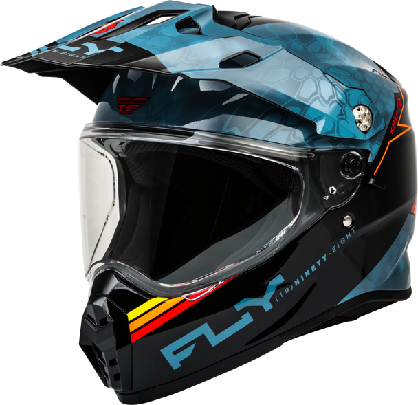 Fly Racing Trekker Kryptek Conceal Helmet Slate/Black/Red Lg 73-7030L