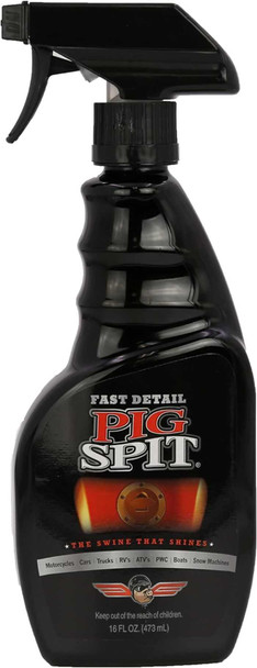 Pig Spit Detailer Pig Spit Fast Detail Spray Bottle 16 Oz Psfd16