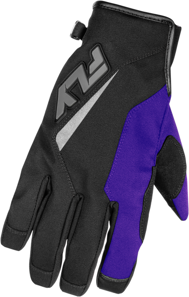 Fly Racing Title Gloves Black/Purple/Grey Xl 371-057X