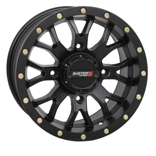 System 3 St3 Wheel 18X7 4+3 (+10Mm) 4/137 Matte Black 18S3-1137