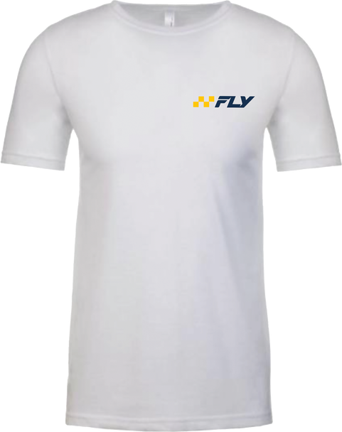 Fly Racing Fly Victory Tee White Lg 354-0327L