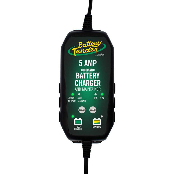 Battery Tender Plus 5 Amp He Charger 022-0186G-Dl-Wh