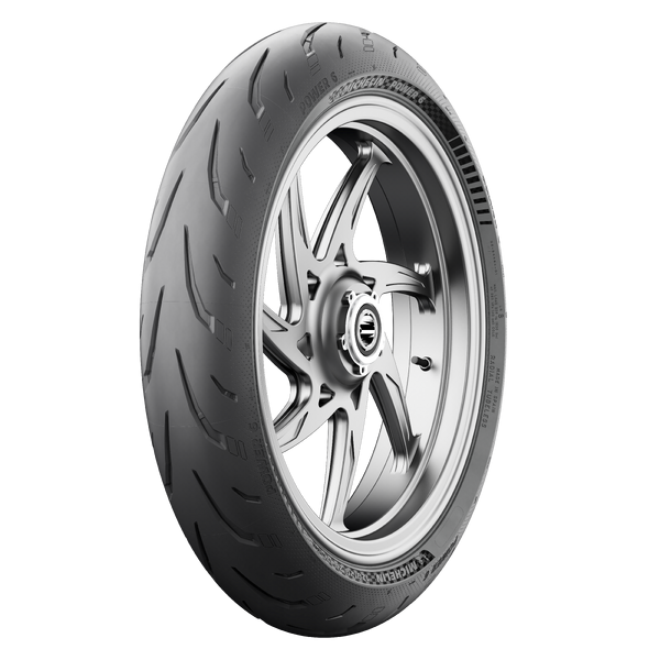 Michelin Tire Power 6 Front 120/70Zr17 (58W) Radial Tl 82063