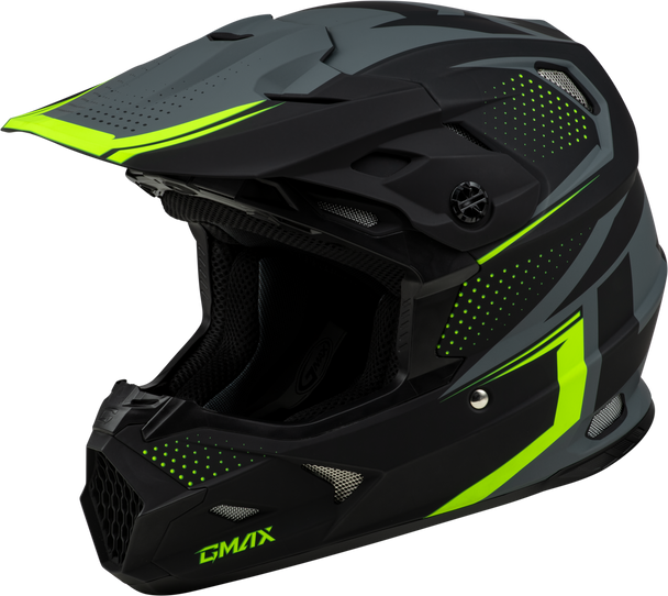 Gmax Mx-96 502 Helmet Matte Grey/Hi-Viz Sm D3962334