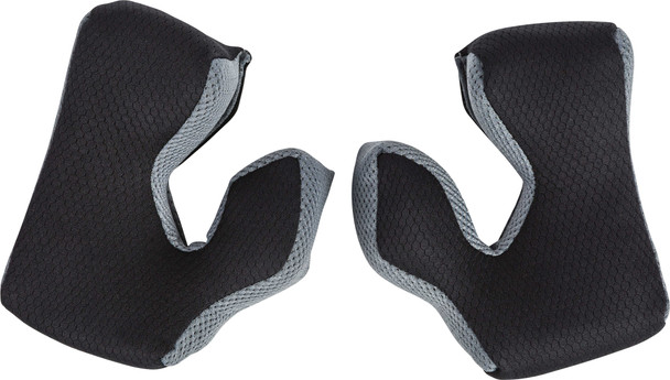 Fly Racing Formula Cheek Pad Black/Cool Grey Lg 25Mm 73-47222L