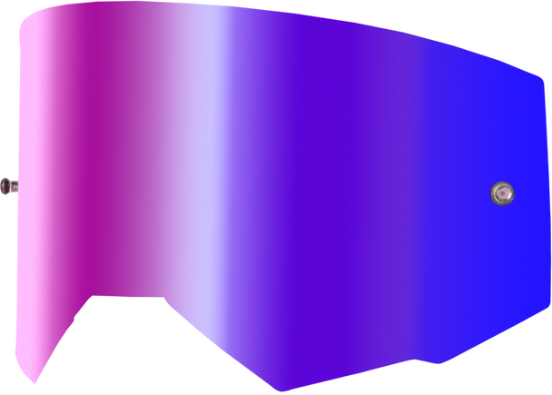 Fly Racing Single Lens W/ Post Adult W/ Iridescent Red Mir/Smk Lens 37-5409