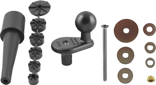 Ram Cycle Stem Base W/ 1" Dia Ball Ram-B-342U