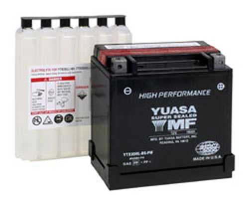 Yuasa Battery Yuasa Ytx20Hl-Bs-Pw H-Performance Mf Battery Yuam620Bh-Pw