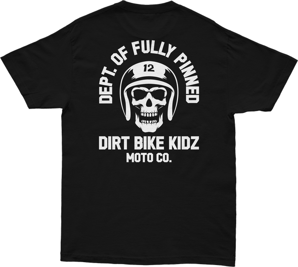 Dbk Fully Pinned Tee Black Lg At-Fpinned-L