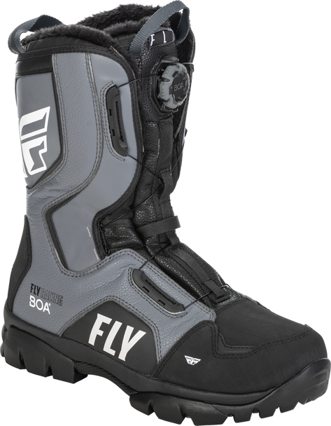 Fly Racing Marker Boa Boot Black/Grey Sz 10 361-96610