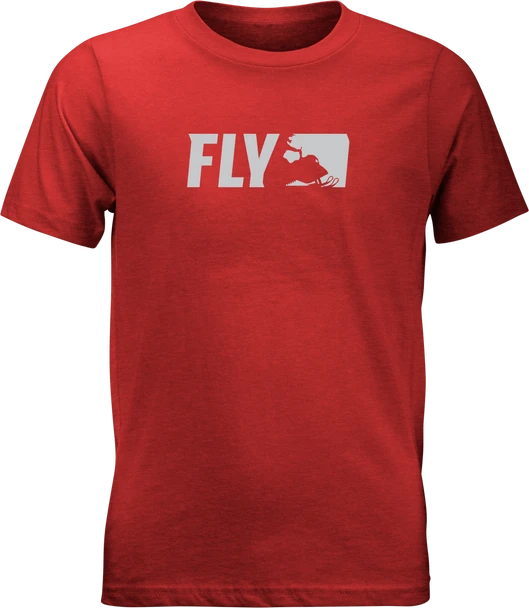 Fly Racing Fly Youth Primary Tee Red Yx 352-0527Yx