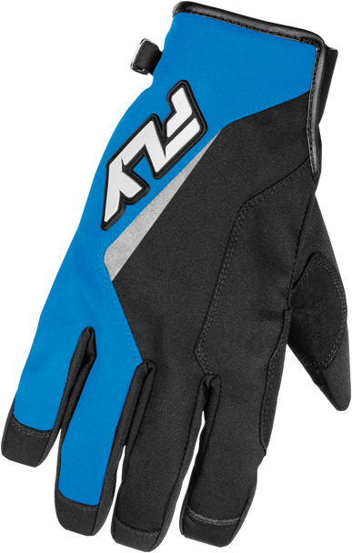 Fly Racing Title Gloves Blue/White 3X 371-0563X