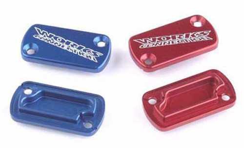 Works Billet Front Brake Cover Red Cr Crf Xr 21-005