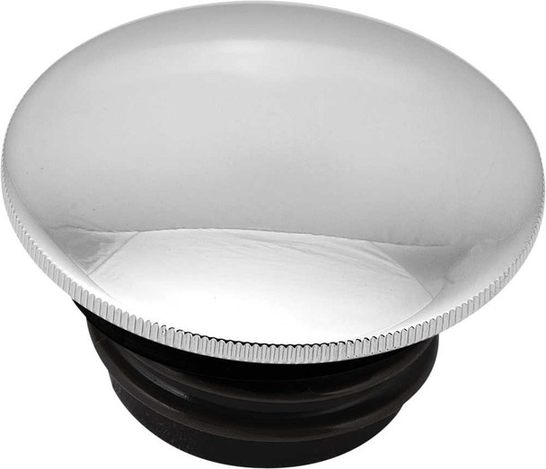 Harddrive Gas Cap Screw-In Smooth Non-Vented Chrome `96-24 03-0316A-B