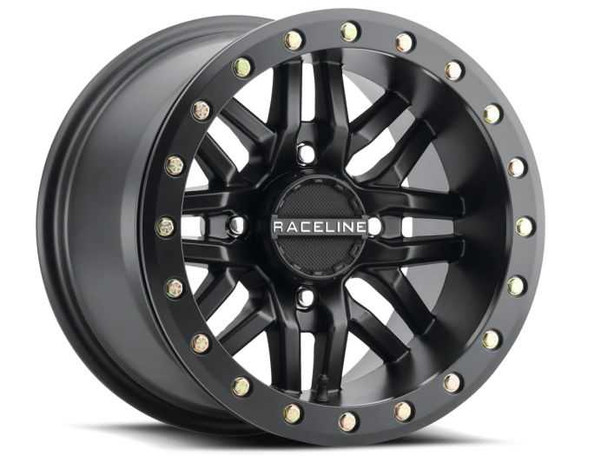 Raceline Wheels Raceline Bl Ryno Black W/Black Ring 15X7 4X137 (5+2) A91B-57037-52