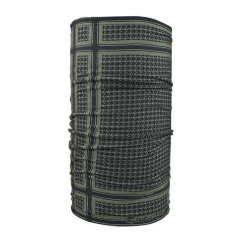 Bobster Motley Tube Fleece Lined Houndstooth Olive Tf235