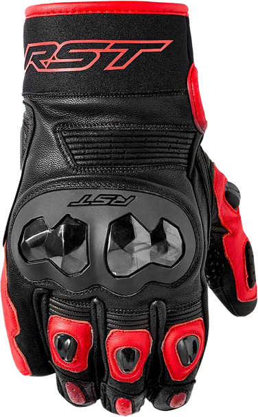 Rst Freestyle 3 D3O Glove Black/Red Leather Sm 103668Red-08