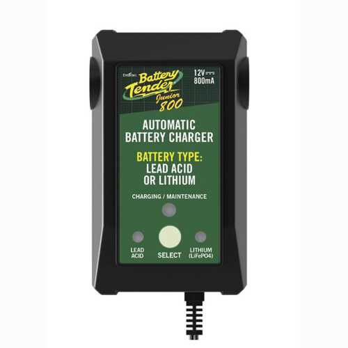 Battery Tender Battery Tender Jr Lead Acid/ Lithium 022-0199-Dl-Wh