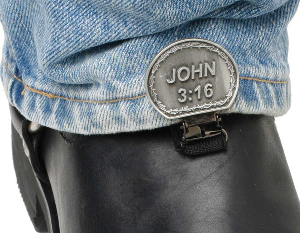 Ryder Clips Clips For Stirrup/Strap Boots John 3:16 Cns-Fc