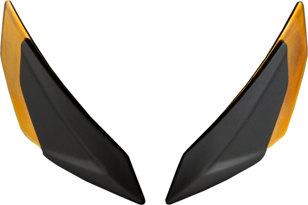 Fly Racing Sentinel Front Side Vents Pair Fire Chrome 73-89826