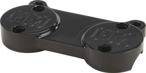 Forbidden Riser Top Clamp Black W/Gauge Mount Tabs 825-05011