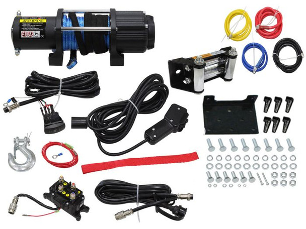 Winch 5 000 Lbs Wire Type Synthetic Rope AC-12136
