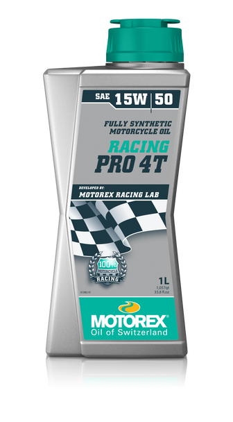 Motorex Racing Pro Oil 4T 15W50 1L 10/Case 308256