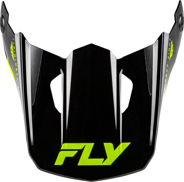 Fly Racing Kinetic Verdict Helmet Visor Black/Hi-Vis/Grey Xl/2X 73-8723Vx