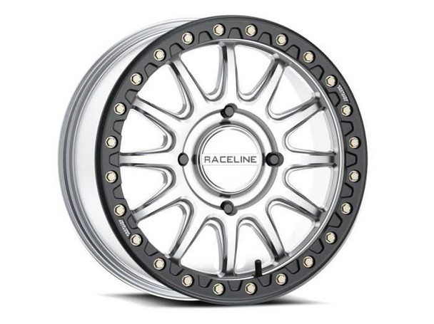 Raceline Wheels Raceline Alpha Hyper Silver W/ Blk Ring 15X10 4X137 +10 A14Sb-51037+10