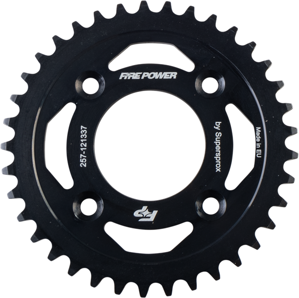 Fire Power Rear Sprocket Steel 37T Blk Fps-1213-37-Blk
