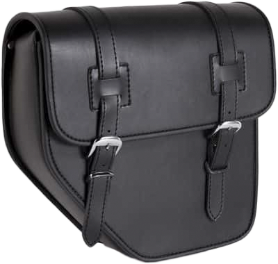 Customacces Ibiza Saddlebag Black Left W/Base Ap0014N