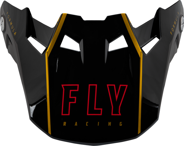 Fly Racing Formula Carbon Tracer Visor Gold/Black Xl/2X 73-47121L