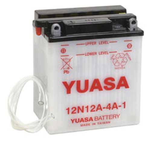 Yuasa Battery Yuasa 12N12A-4A-1 Conventional 12 Volt Battery Yuam2221B