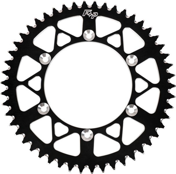 Fire Power Rear Sprocket Aluminum 49T-520 Blk Hon/Yam 208-49 Blk