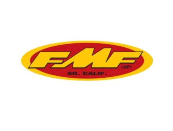 Fmf 23" Oval Trailer Stkr (Yel/Red) (Individual) 010594