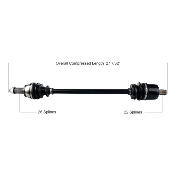 Tytaneum Tytaneum Oe Replacement Cv Axle Polaris Front Left / Right 813-0180