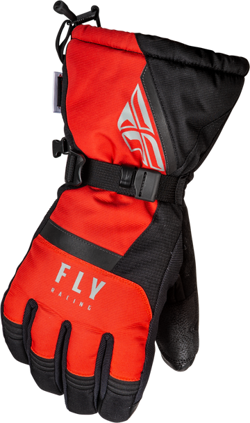 Fly Racing Cascade Gloves Black/Red Lg 363-3923L