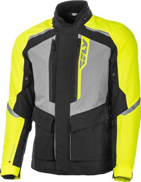 Fly Racing Terra Trek Jacket Black/Hi-Vis Md #6179 477-2114~3