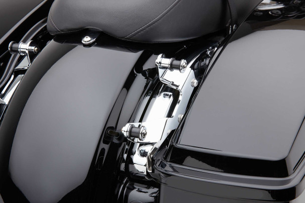 Cobra Backrest Mounting Kit Chrome Flh/Flt 09-13 602-2100
