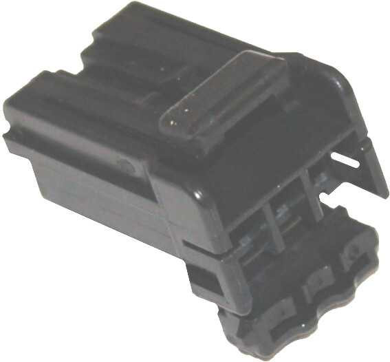 Namz Custom Cycle Amp 3-Wire Plug Housing Multilock Hd# 73153-96Bk Na-174921-2