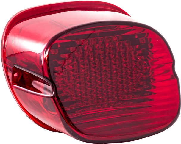 Letric Lighting Co Delux Slantback Led Tailght Red Lense Llc-Ds-R