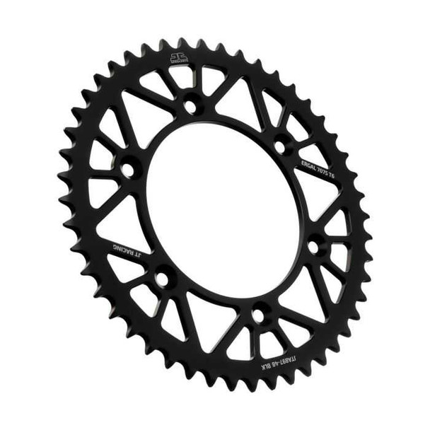 Jt Chain And Sprockets Jt Rear Sprocket Alloy 48 Tooth (Jta897) Jta897.48Blk