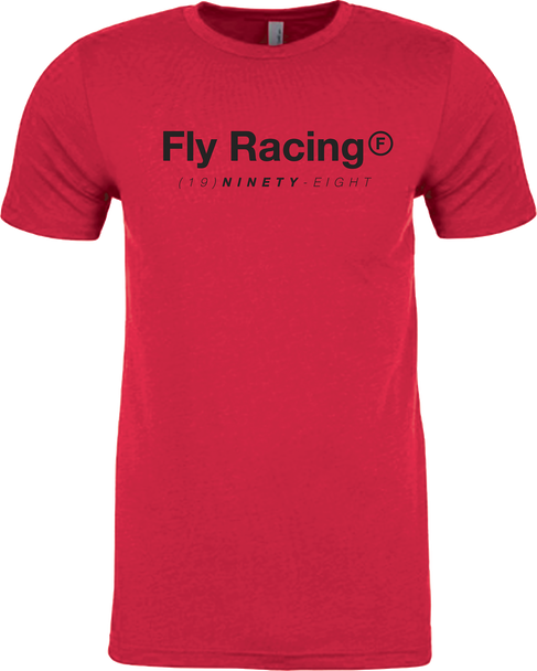 Fly Racing Fly Trademark Tee Red Md 354-0316M